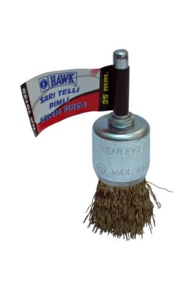  10137 30 mm Sarı Telli Pimli Kalem Fırça