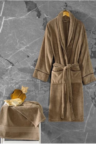 Exclusive Single Bornoz Seti Bej L/xl 8680108069141