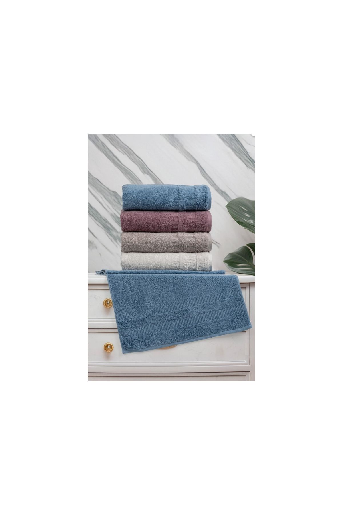 Jakarlı 4´lü 50x90 El Havlusu Nadine