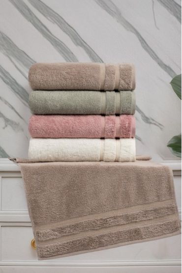 Jakarlı 4´lü 50x90 El Havlusu Maddy