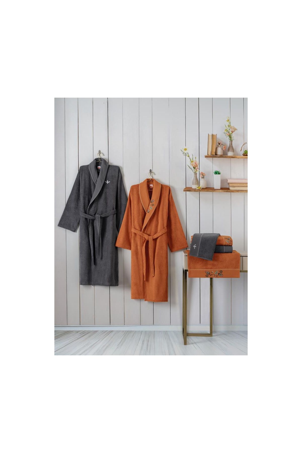 Aile Bornoz Seti Dalila Tarçın-Antrasit