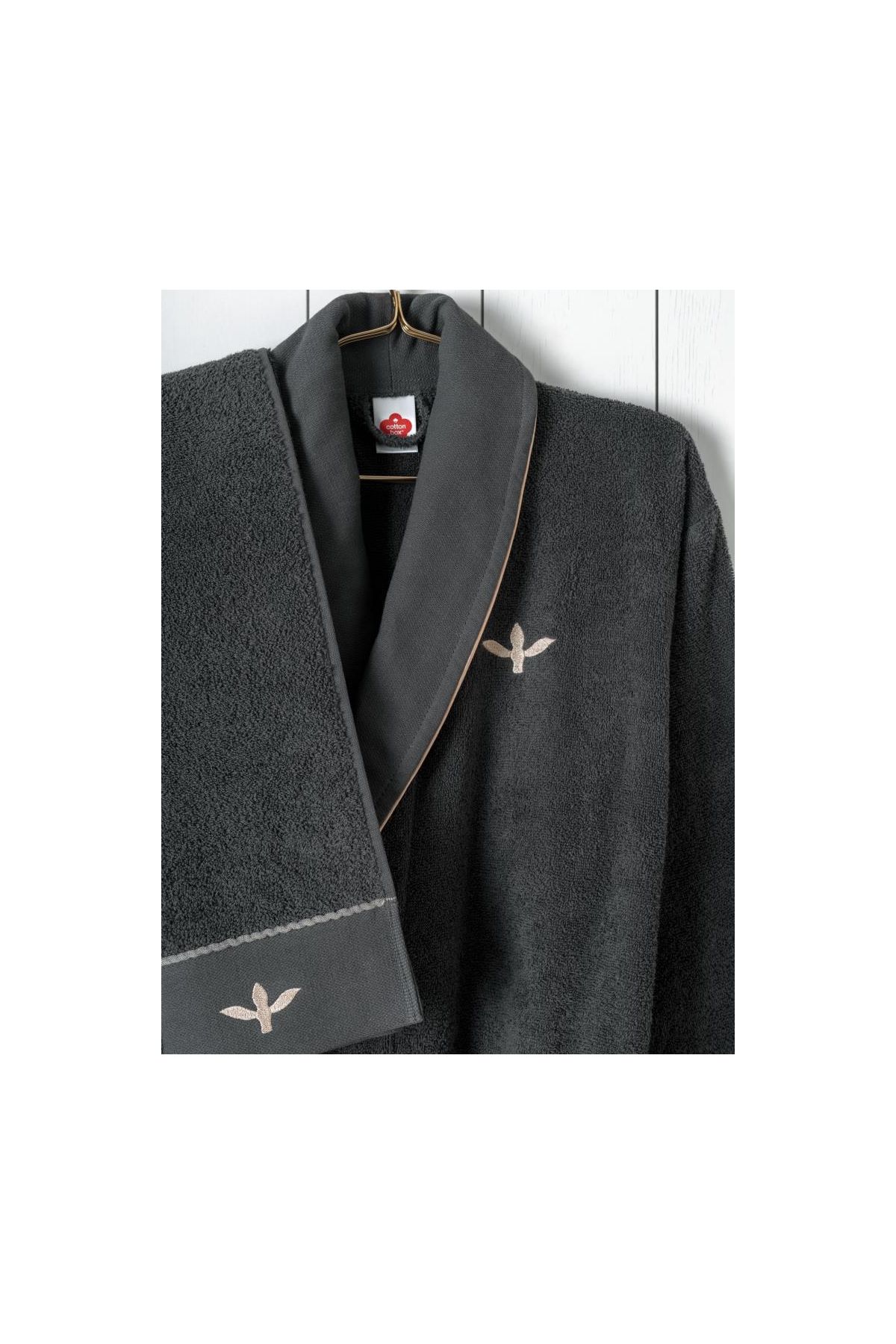 Aile Bornoz Seti Yamka Bej-Antrasit