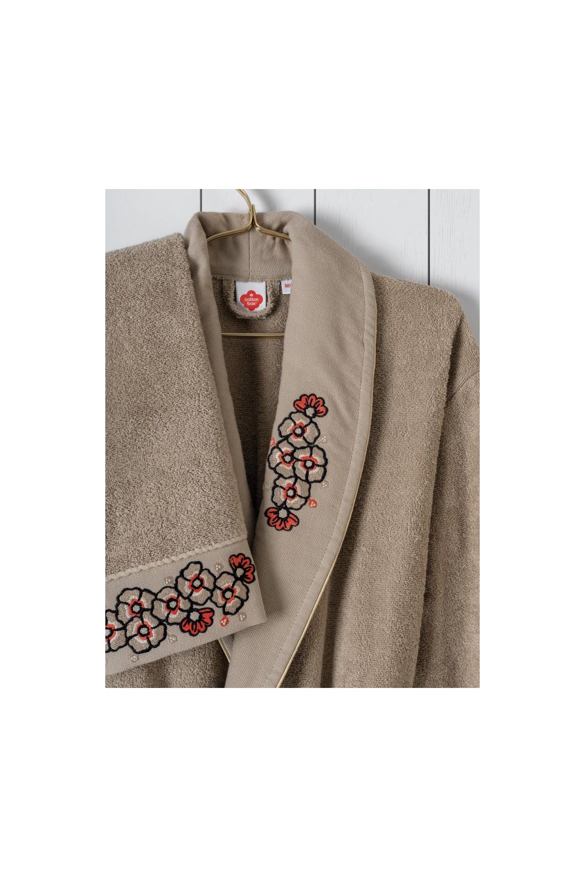 Aile Bornoz Seti Yamka Bej-Antrasit