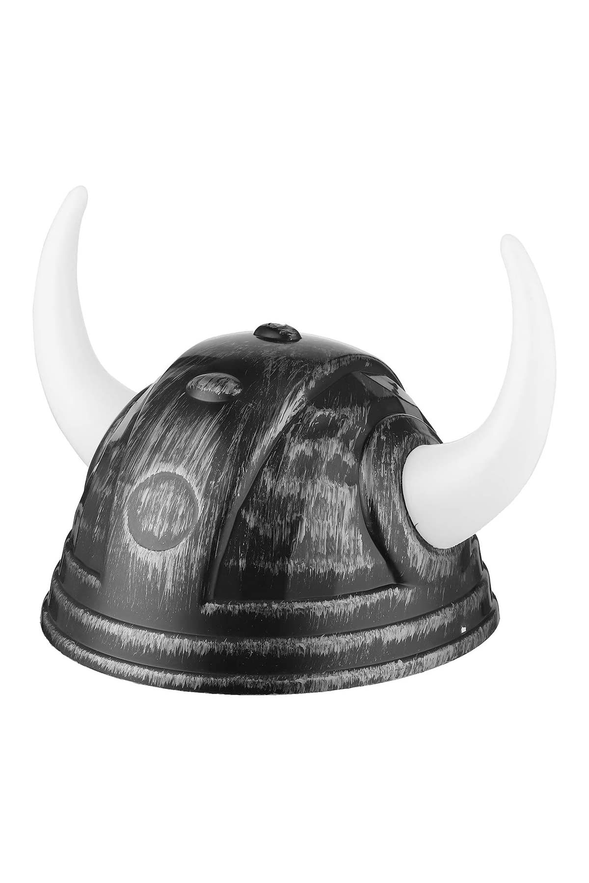 Viking Başlığı Asteriks Başlığı Gümüş Renk