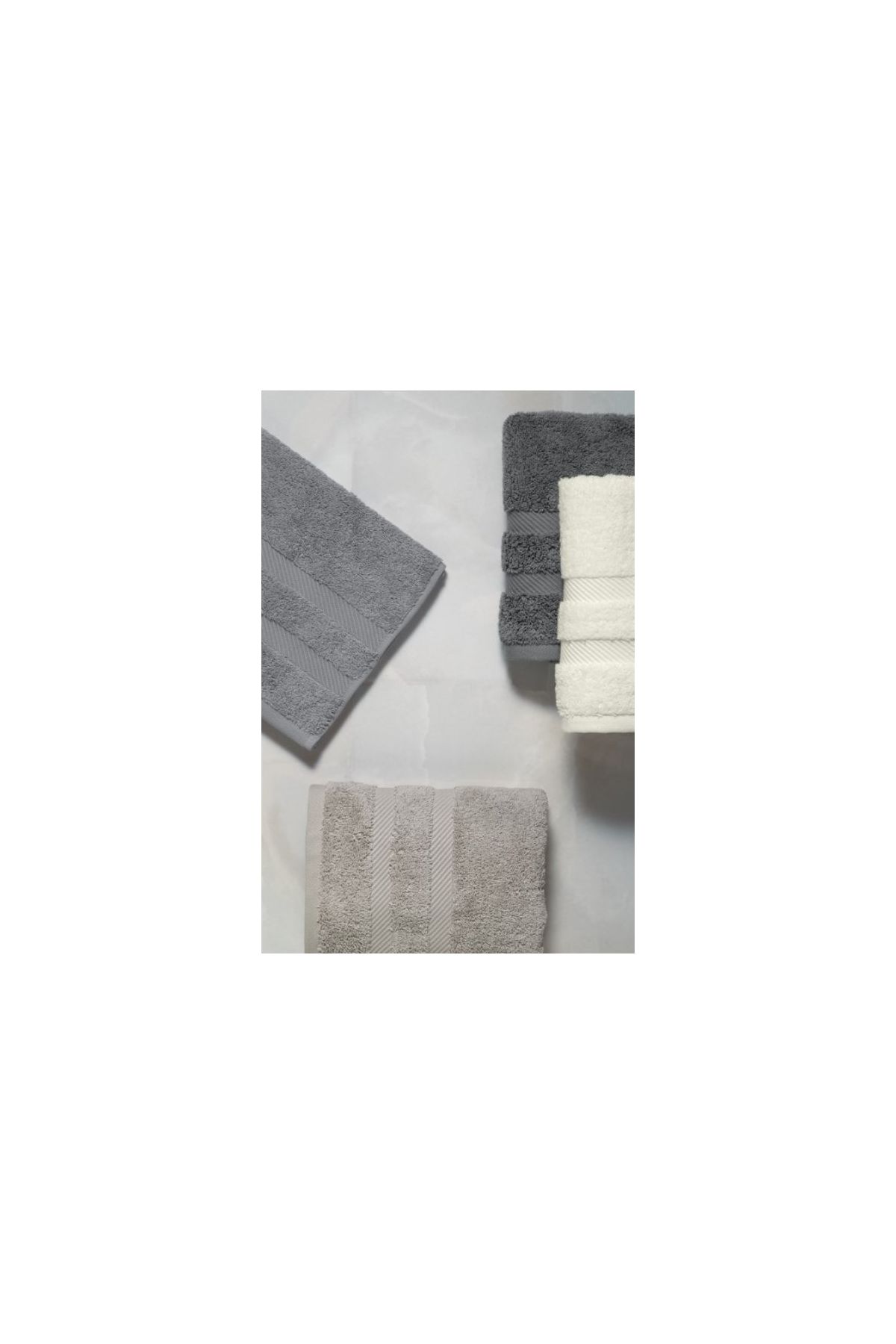 Jakarlı 4´lü 50x90 El Havlusu Nori V2