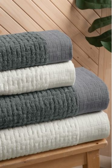  Banyo Seti Antrasit Krem