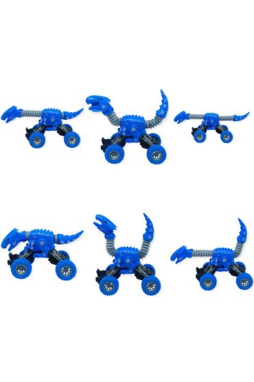 Uzayan Dinazor Arabalar 18 cm - Mavi
