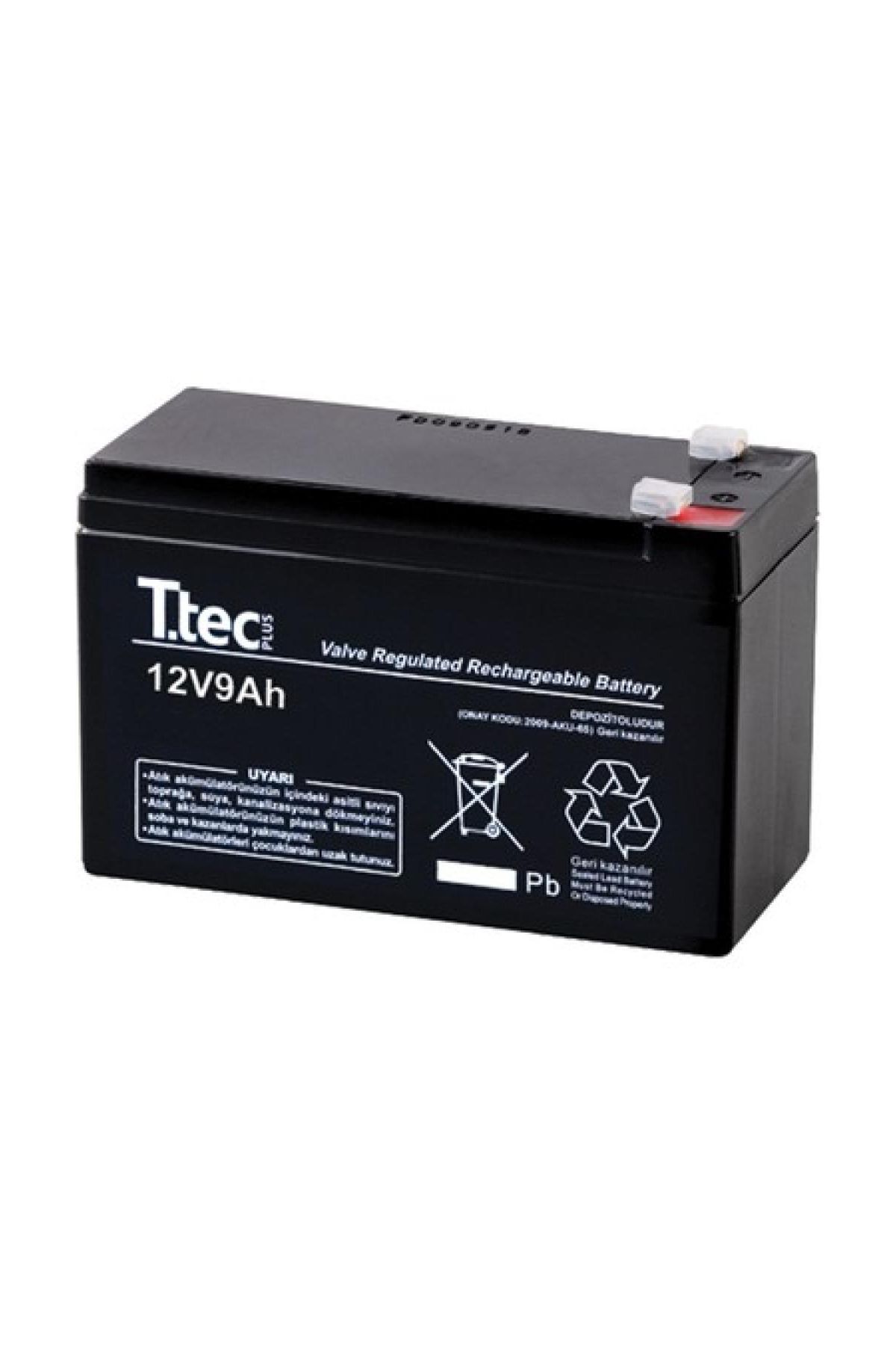 12V 9 AH Kuru Bakımsız Akü