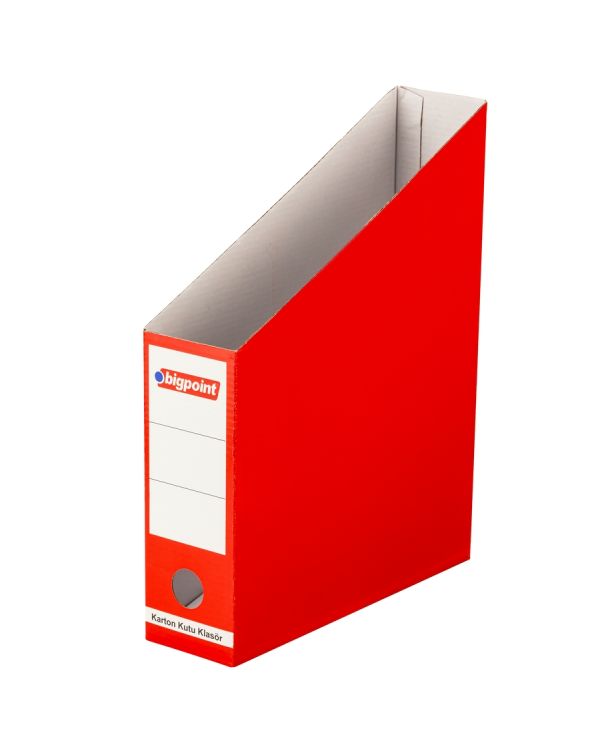 Bigpoint Karton Kutu Klasör Kırmızı x 6 Adet