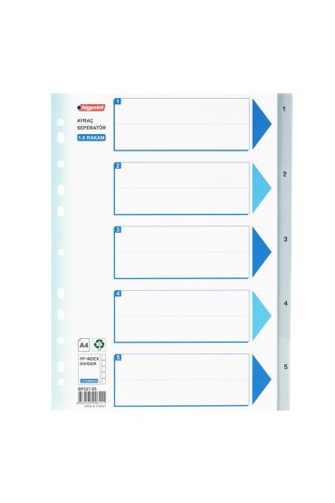 Bigpoint PP Seperatör 1-5 Rakamlı x 50 Adet