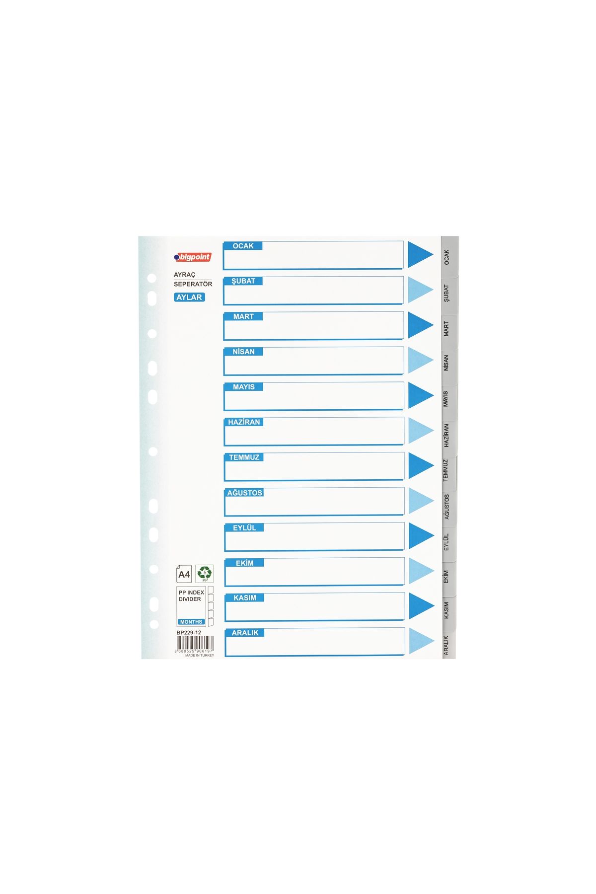 Bigpoint PP Seperatör Aylar x 25 Adet
