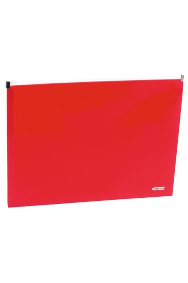 Bigpoint Körüklü Döküman Dosyası Lolly A4 Kırmızı x 5 Adet