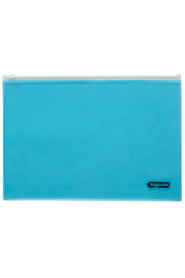 Bigpoint Kilitli Döküman Dosyası A4 PP Mavi x 12 Adet