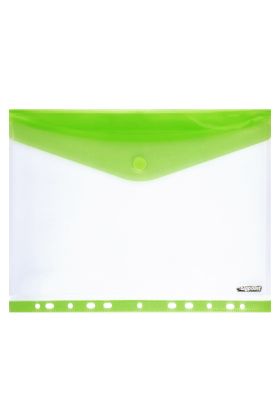 Bigpoint 11 Delikli Yan Cırtlı Dosya A4 Yeşil x 12 Adet