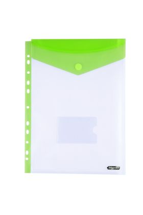 Bigpoint 11 Delikli Dik Cırtlı Dosya A4 Yeşil x 12 Adet