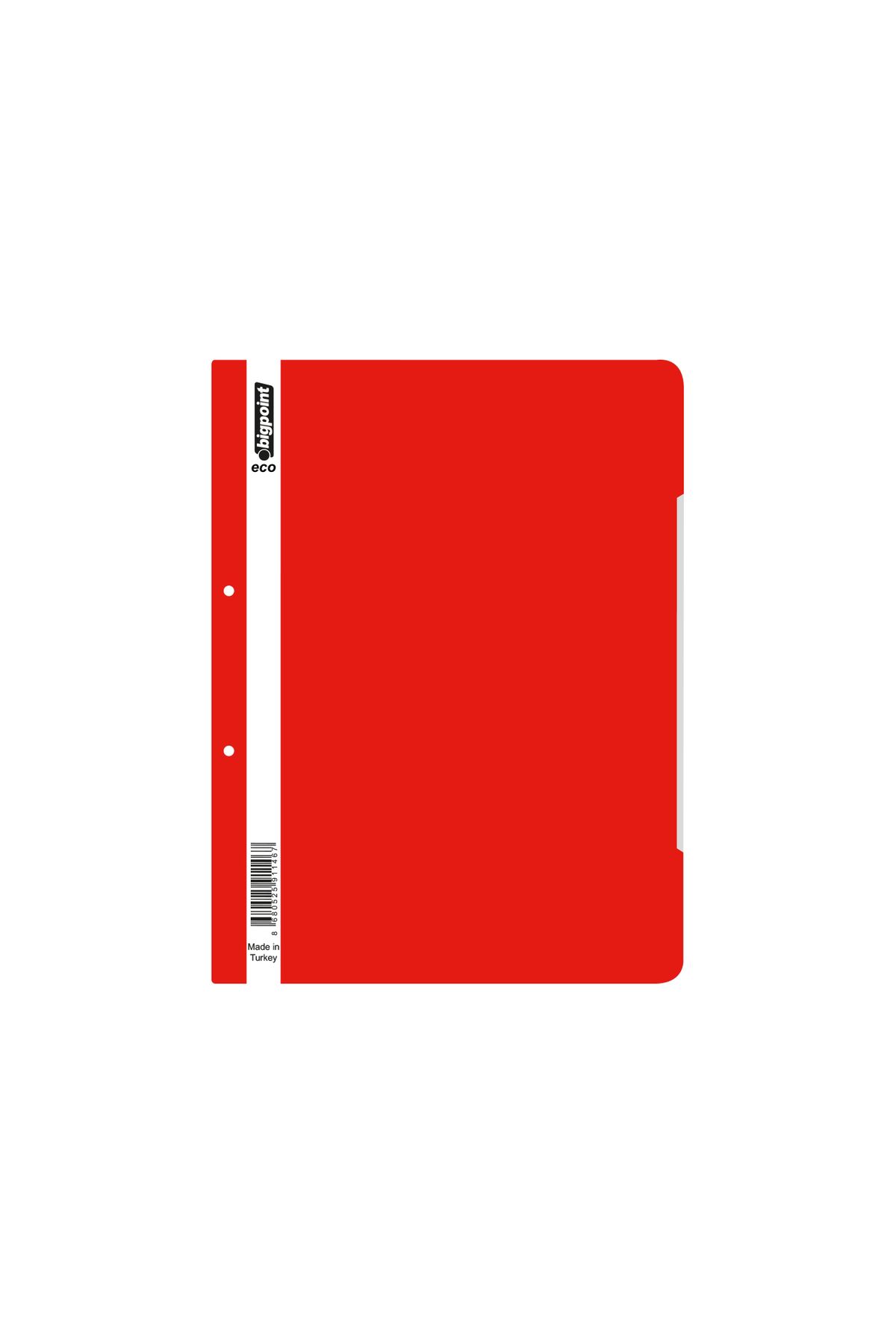 Bigpoint Telli Dosya Eco Kırmızı x 50 Adet