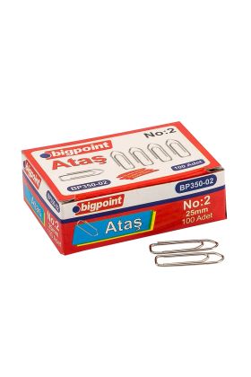 Bigpoint Nikel Ataş No:2 (25mm) x 10 Adet
