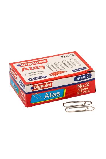 Bigpoint Nikel Ataş No:2 (25mm) x 10 Adet