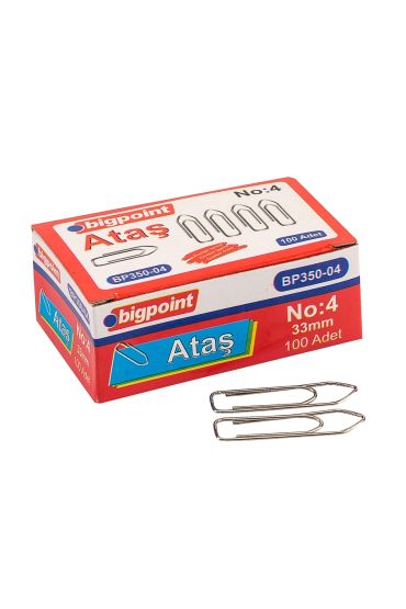 Bigpoint Nikel Ataş No:4 (33mm) x 10 Adet