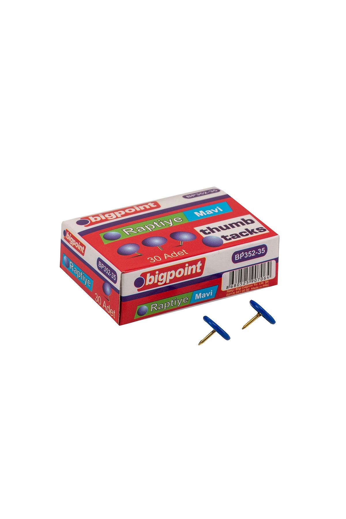 Bigpoint Renkli Raptiye Mavi x 10 Adet