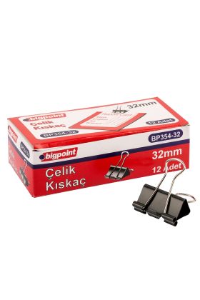 Bigpoint Çelik Kıskaç 32 mm x 12 Düzine