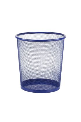 Bigpoint Metal Perfore Çöp Kovası Orta Mavi x 12 Adet