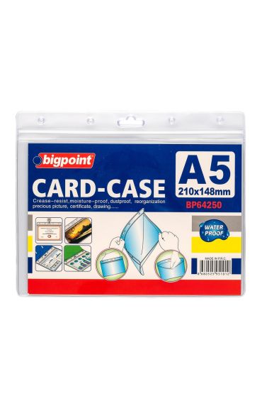 Bigpoint Kilitli Kart Poşeti Yatay A5 (210x148mm) x 10 Adet