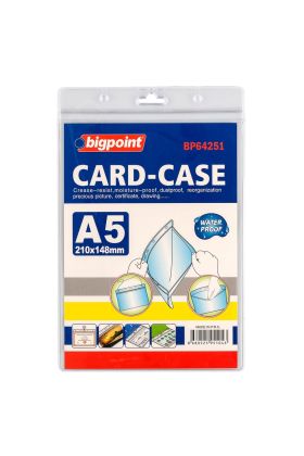 Bigpoint Kilitli Kart Poşeti Dikey A5 (148x210mm) x 10 Adet