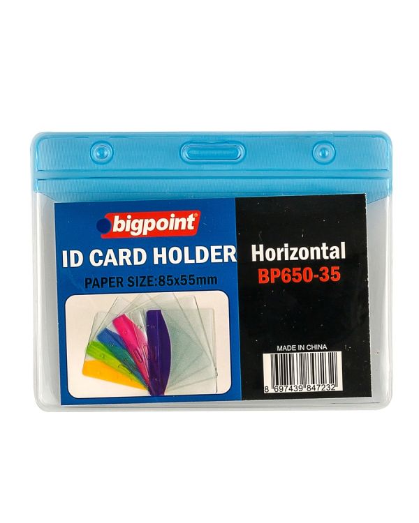 Bigpoint Korumalı Kart Poşeti Yatay Mavi 85x55mm x 10 Adet