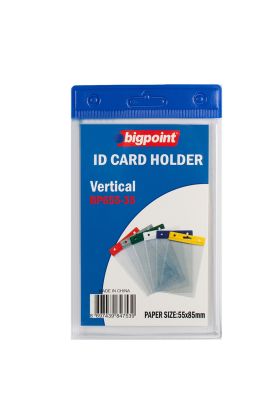 Bigpoint Kart Poşeti Dikey Mavi 55x85mm x 10 Adet