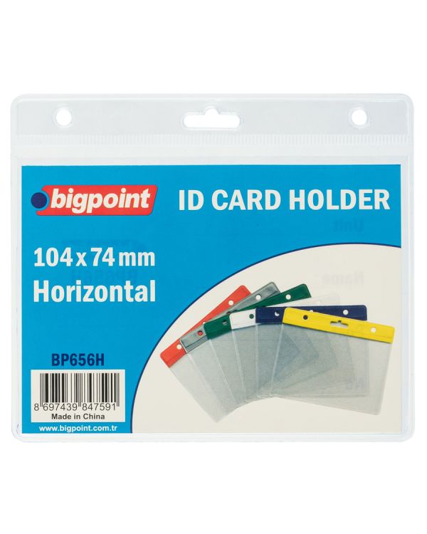 Bigpoint Kart Poşeti Yatay Şeffaf 105x74mm x 10 Adet