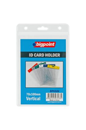 Bigpoint Kart Poşeti Dikey Şeffaf 74x105mm x 10 Adet