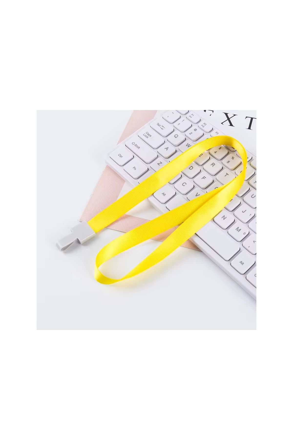 Bigpoint Klipsli Yaka İpi Sarı x 50 Adet