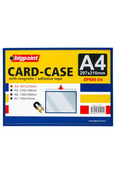 Bigpoint A4 Mıknatıslı(Magnetic) Afiş Muhafaza Kabı x 5 Adet