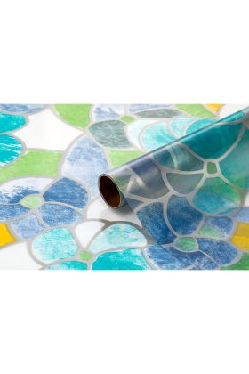 Bigpoint Yapışkanlı Folyo 2m Vitray Desen No:63 x 12 Rulo