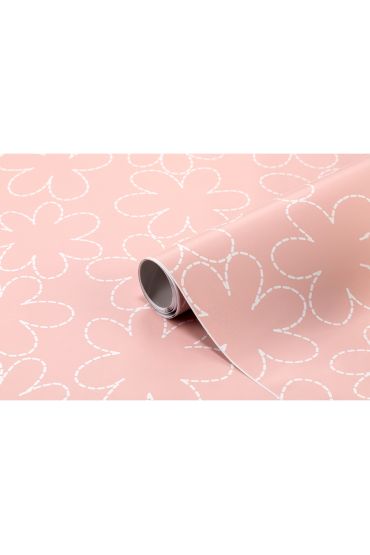 Bigpoint Yapışkanlı Folyo 2m Çiçek Desen No:64 x 12 Rulo