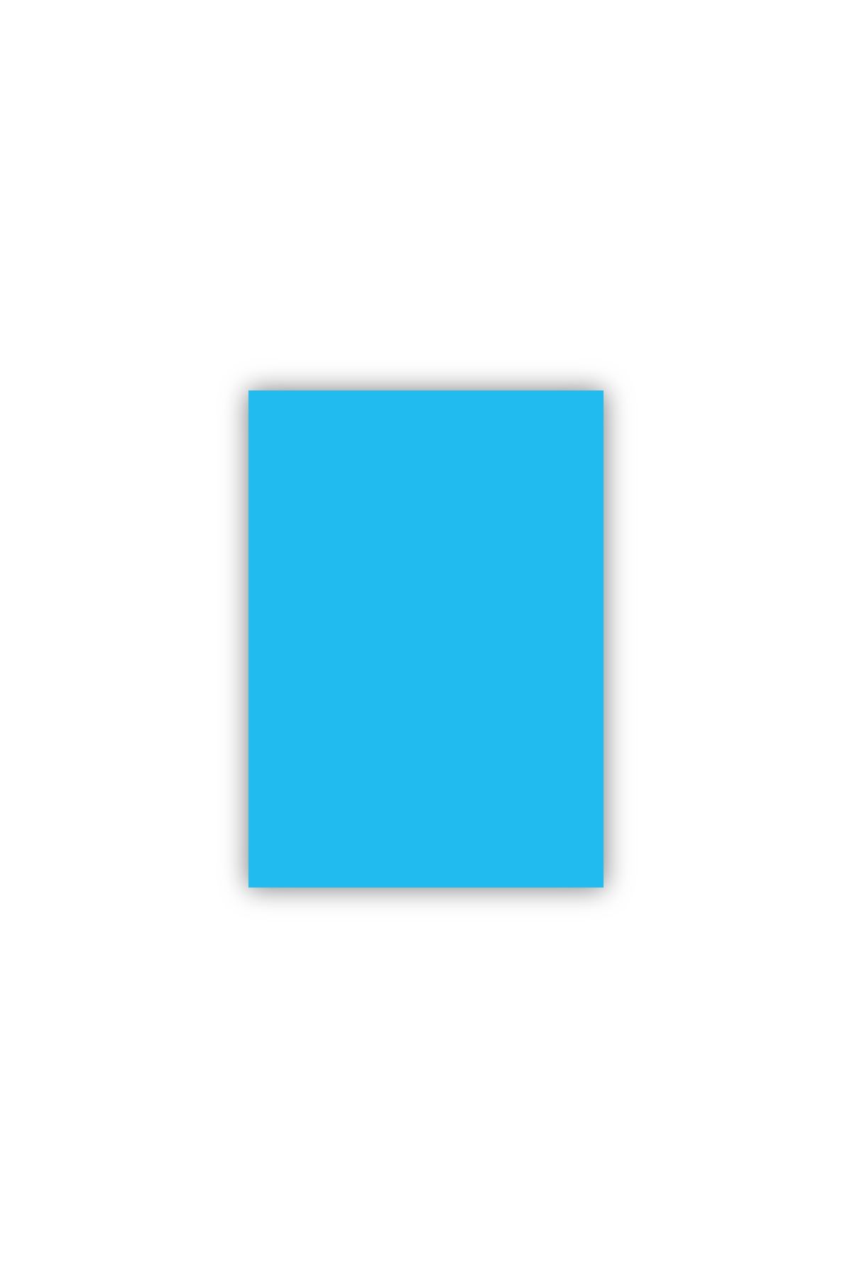 Bigpoint Fon Kartonu 50x70cm 160 Gram Açık Mavi x 100 Adet