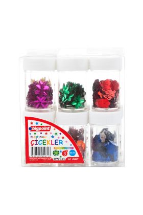 Bigpoint Elişi Pulu Çiçekler x 12 Adet