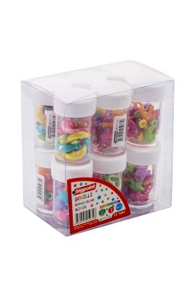 Bigpoint Şekilli Boncuklar (Büyük Boy) x 12 Adet