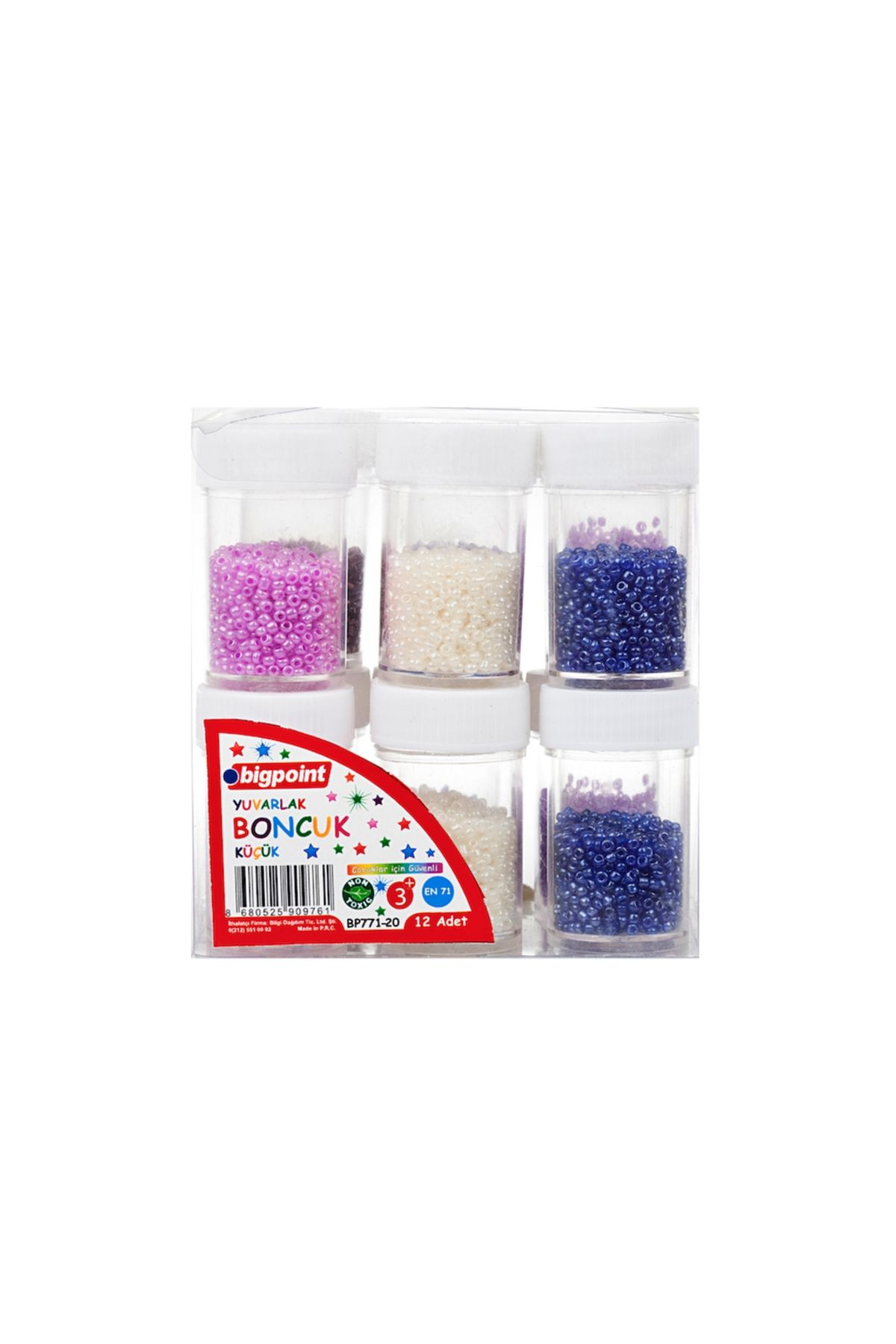 Bigpoint Yuvarlak Boncuklar (Küçük Boy) x 12 Adet