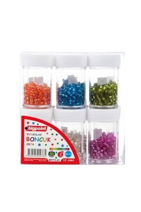 Bigpoint Yuvarlak Boncuklar (Orta Boy) x 12 Adet