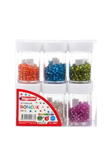 Bigpoint Yuvarlak Boncuklar (Orta Boy) x 12 Adet