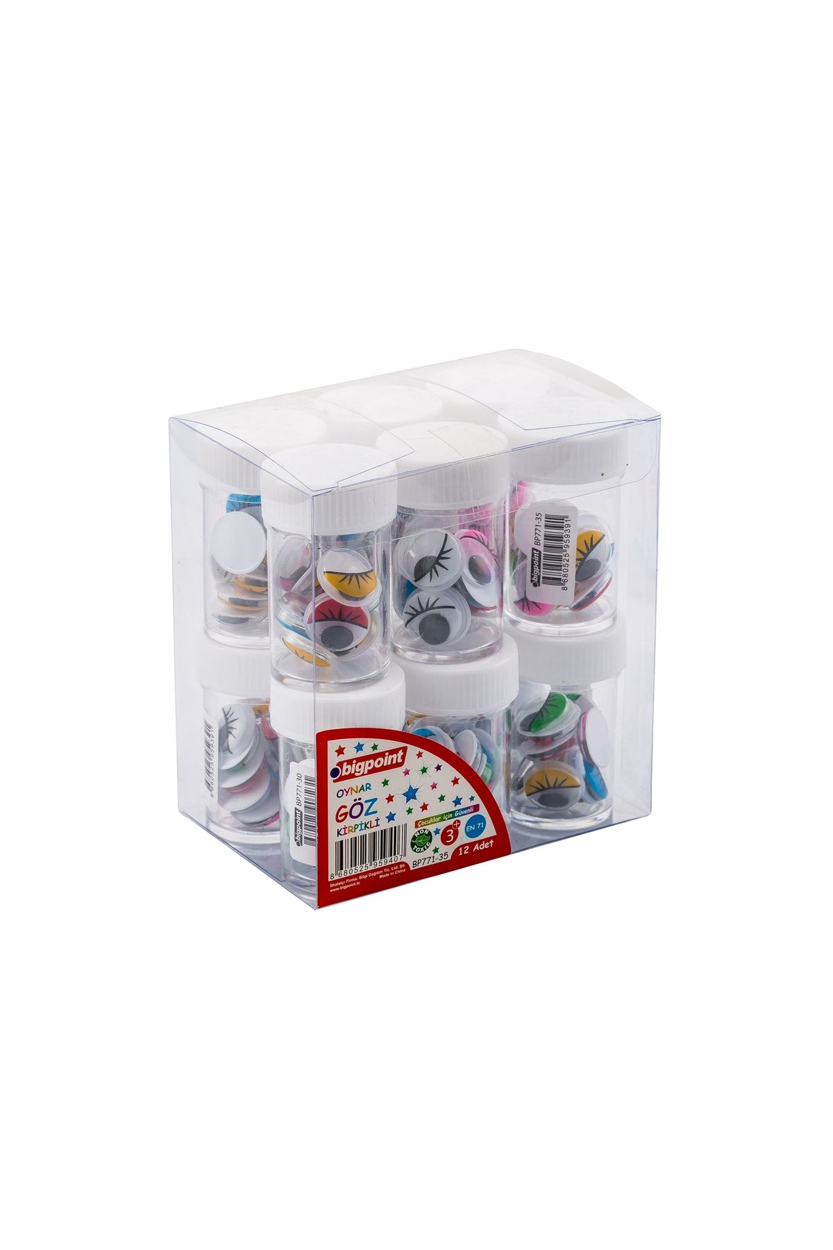 Bigpoint Kirpikli Oynar Göz x 12 Adet