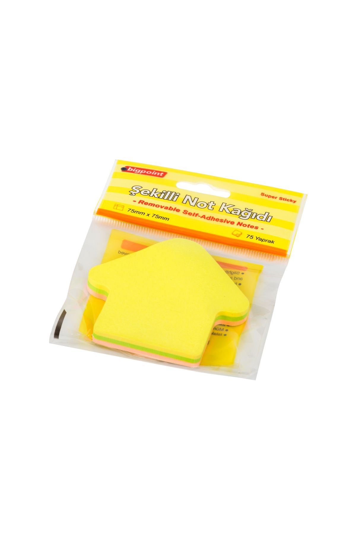 Bigpoint Şekilli Not Kağıdı Ok 75 Yaprak x 12 Adet