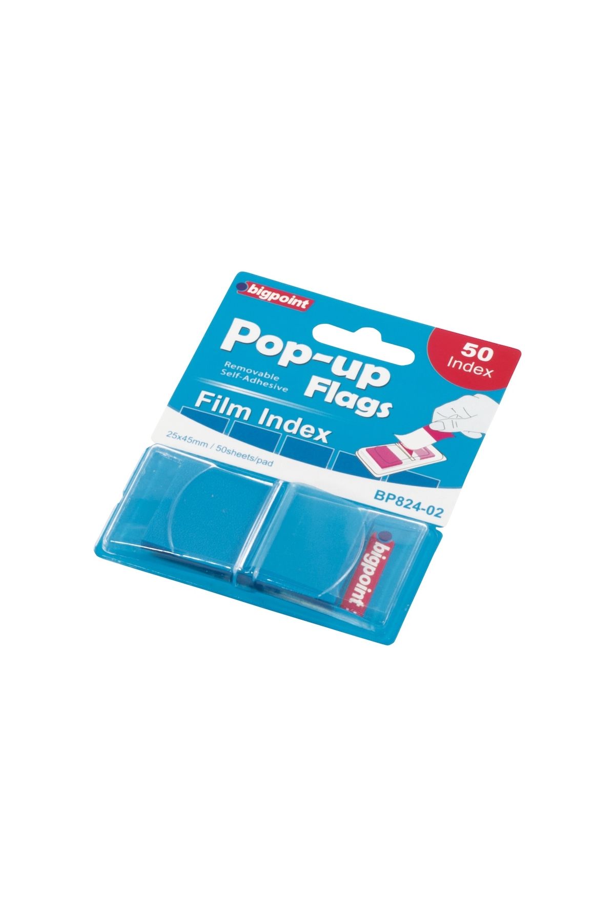 Bigpoint Pop-up Film Index Tekli Mavi x 24 Adet