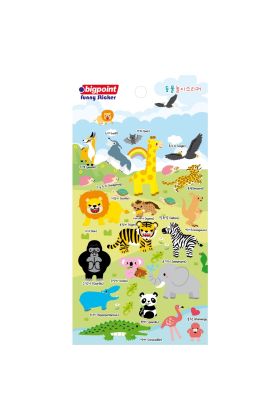 Bigpoint Sticker Sevimli Hayvanlar x 15 Adet