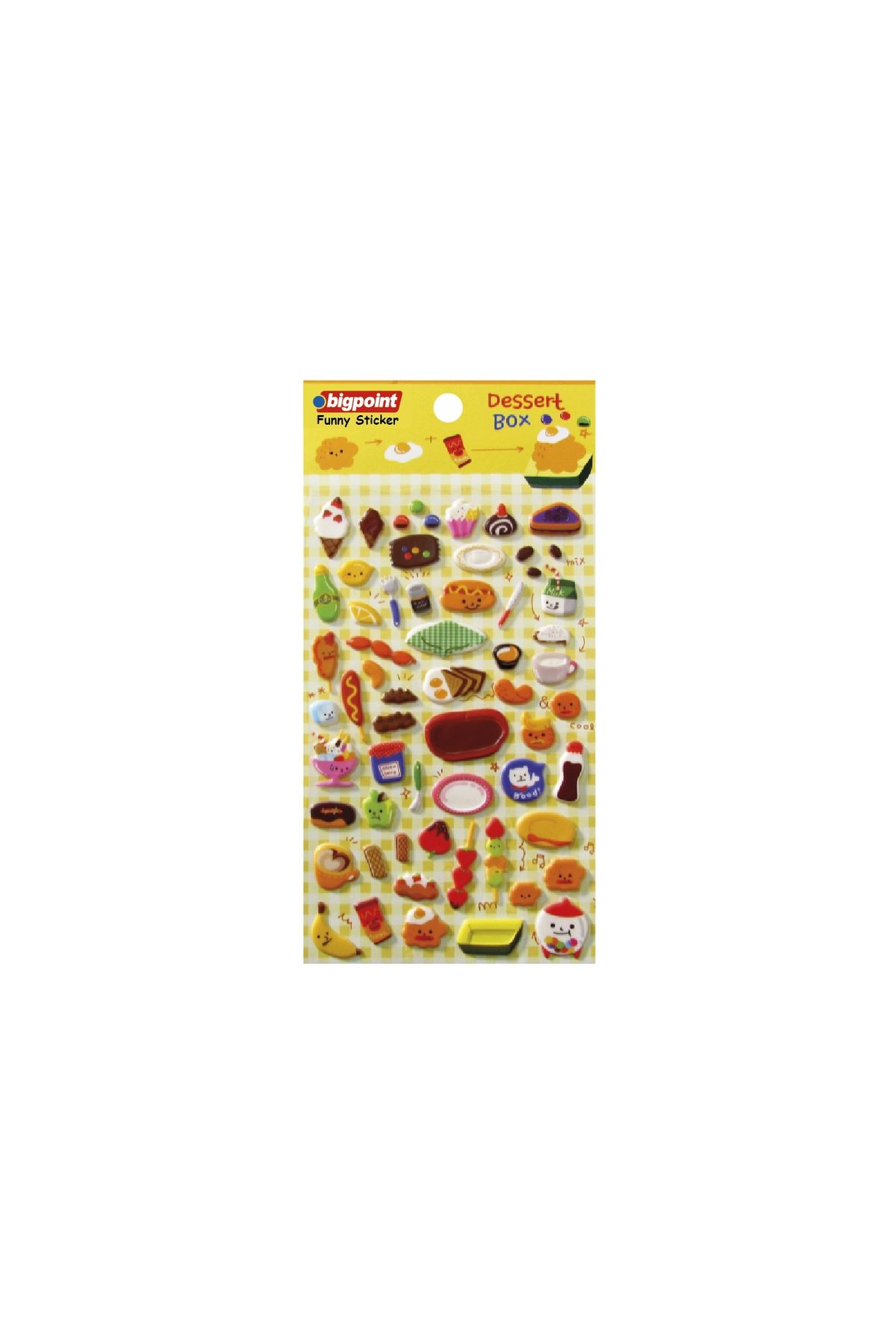 Bigpoint Sticker Karışık Yiyecekler x 15 Adet