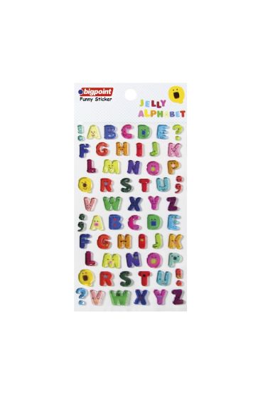 Bigpoint Sticker Harfler x 15 Adet