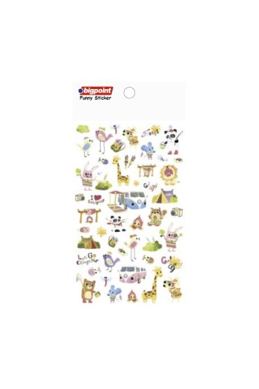 Bigpoint Sticker Kamp Arkadaşlarım x 15 Adet
