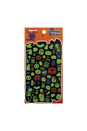 Bigpoint Sticker Fosforlu İskeletler ve Hayaletler x 15 Adet